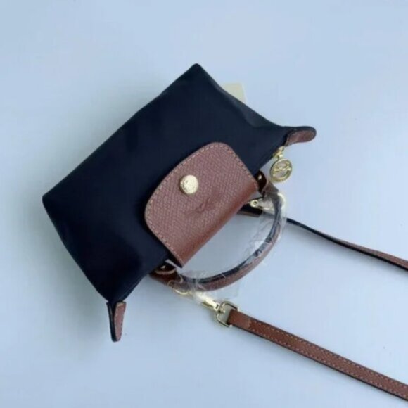 Longchamp Le Pliage Original Black Clutch Bag Women - Picture 3 of 8